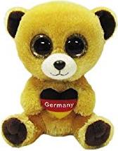 TY Plüschtier 15cm Teddybär Germany Deutschland 