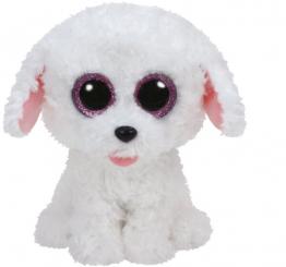 TY Plüschtier 15cm Pippie, Hund weiß 