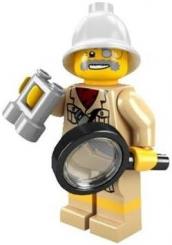 LEGO 8684 Minifigur Serie 2 - Forscher 