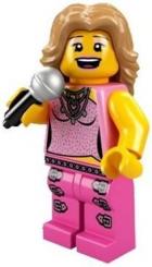 LEGO 8684 Minifigur Serie 2 - Popstar 