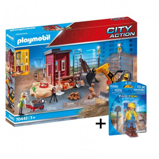 GRATISAKTION: Playmobil City Action 70443 - Minibagger mit Bauteil 