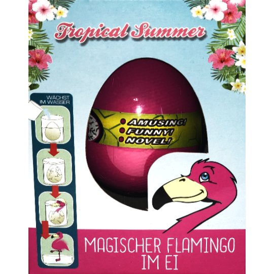 Magischer Flamingo im Ei 