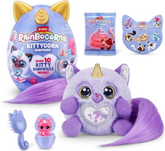 ZURU Rainbocorns Kittycorn FLUFFLES Surprise Serie 3 