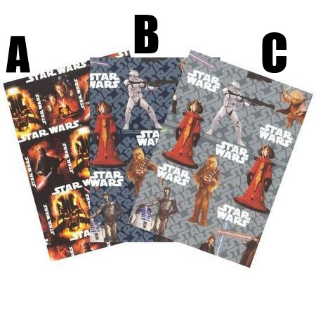 Hoomark - Star Wars Geschenkpapier B Blau 