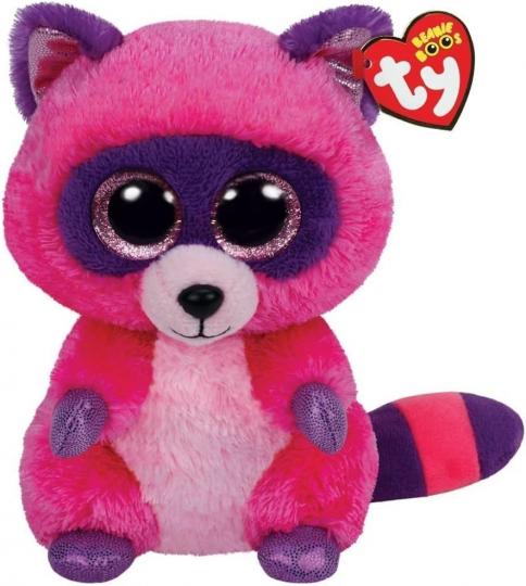 TY Plüschtier 24cm Roxie Waschbär 